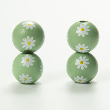 Load image into Gallery viewer, Source Factory Small Daisies Colorful Wood Beads Hemp Rope Flow Hematwood Bead String Handmade