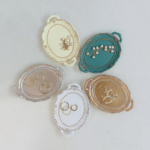 Load image into Gallery viewer, Creative Resin Candle Holder Plate Earrings Necklace Jewelry Ornament