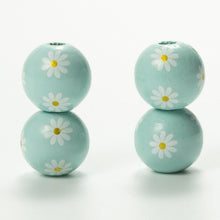 Load image into Gallery viewer, Source Factory Small Daisies Colorful Wood Beads Hemp Rope Flow Hematwood Bead String Handmade